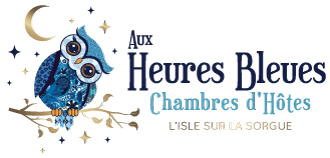 Aux Heures Bleues Chambres d'hôtes à L'Isle sur la Sorgue Logo